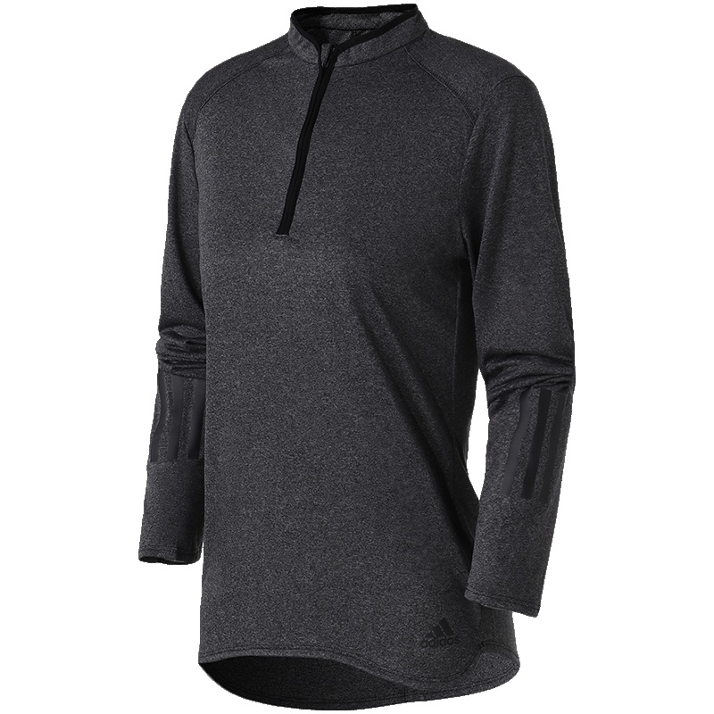 adidas阿迪达斯女子长袖T恤跑步训练健身运动服CY5636 L CY5636橙色