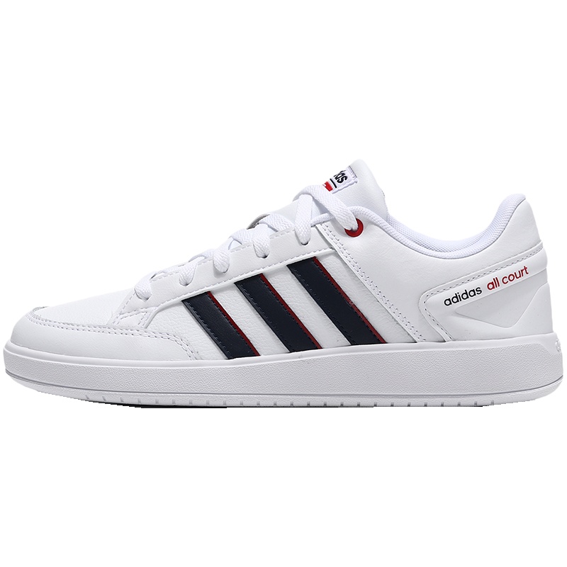 adidas阿迪达斯男子板鞋低帮休闲运动鞋B43887 B43887黑色+五度灰