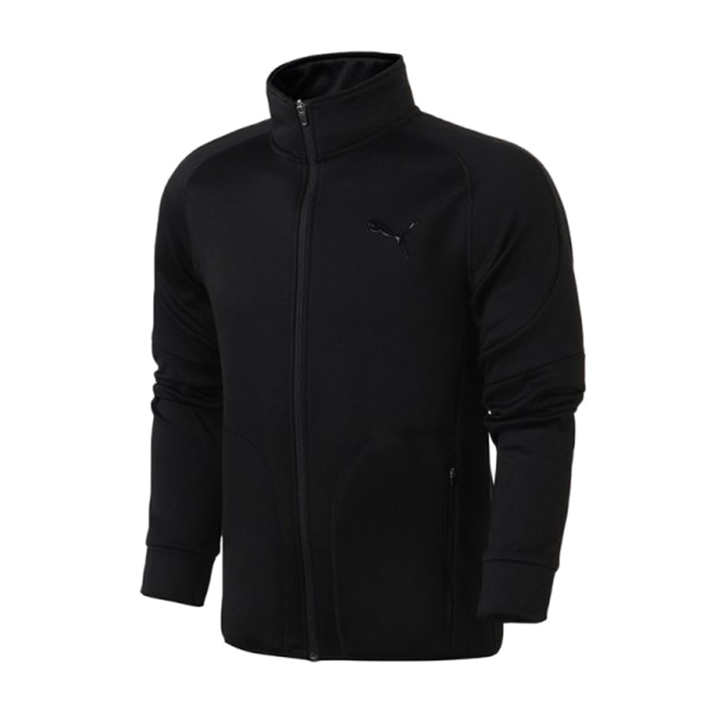 PUMA彪马男装运动服休闲针织立领外套855432 L 85543201黑色
