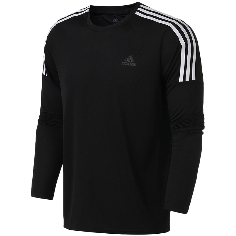 adidas阿迪达斯男子长袖T恤跑步训练运动服常规运动T恤