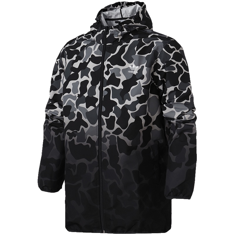 【自营】adidas阿迪达斯三叶草外套夹克防风休闲运动服CE1545. L CE1545绿色