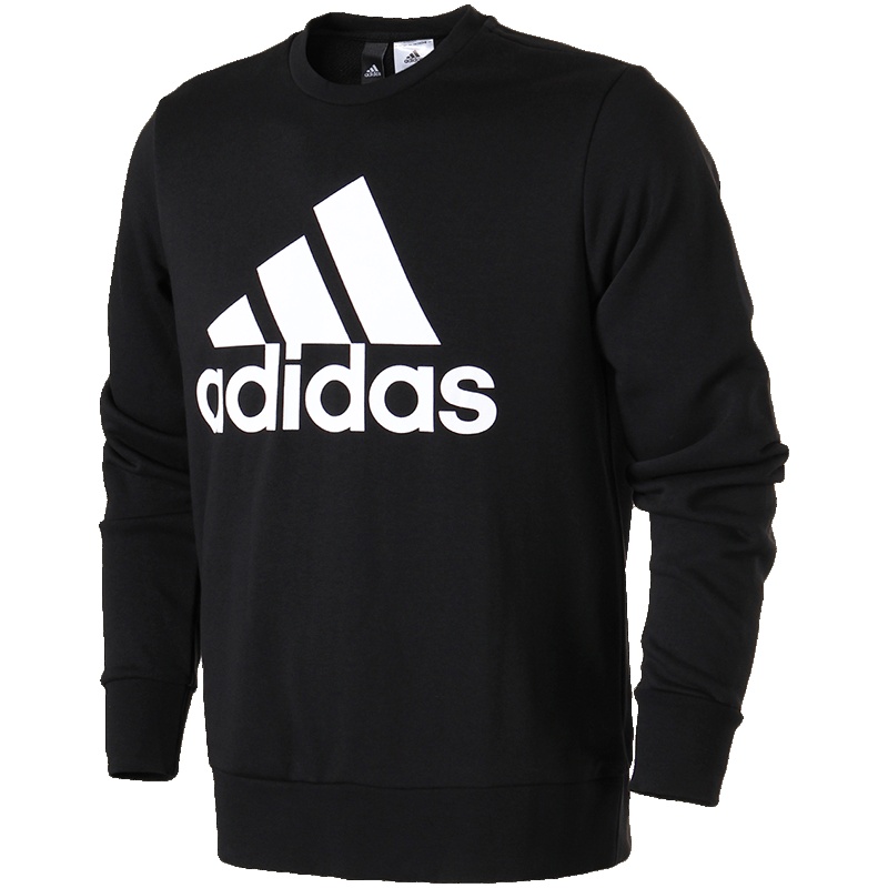 【自营】adidas阿迪达斯男子卫衣圆领套头衫休闲运动服CD6275 CD6275黑色 L