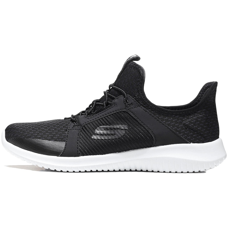 【自营】Skechers斯凯奇女鞋休闲鞋时尚轻便一脚蹬运动鞋 12832 12832/BLK黑色