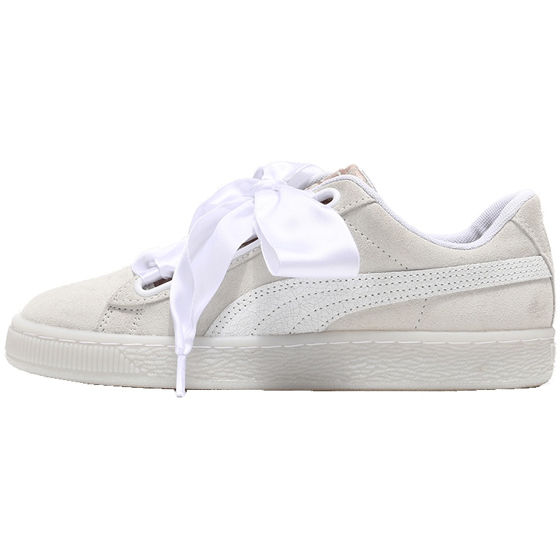 【自营】PUMA彪马运动鞋休闲小白鞋蝴蝶结板鞋女鞋367029 36702901彪马白