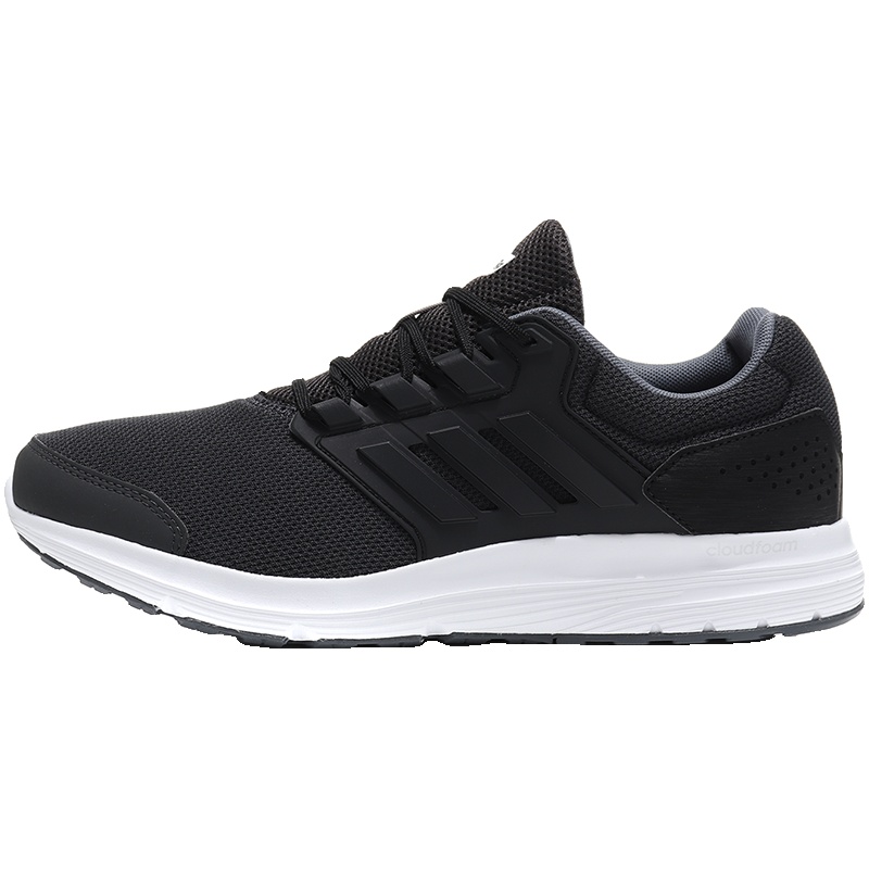 【自营】adidas阿迪达斯男子跑步鞋轻便休闲运动鞋B43804 B43804炭黑+黑色