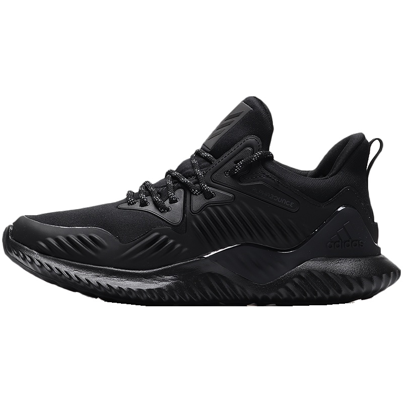 【自营】adidas阿迪达斯男子跑步鞋ALPHABOUNCE休闲运动鞋B76046 B76046黑色