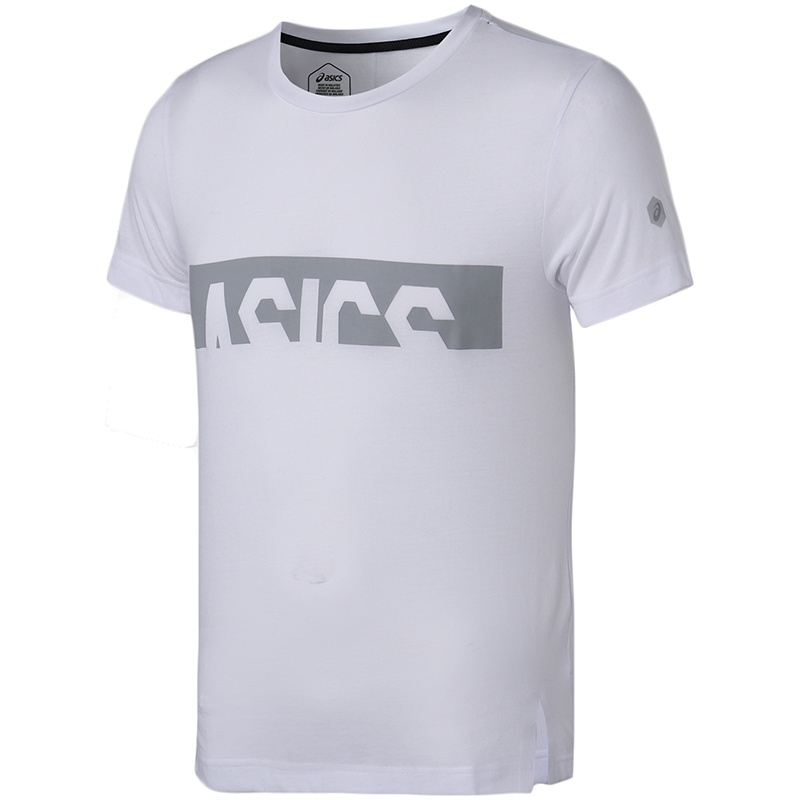 ASICS亚瑟士男子短袖T恤训练健身跑步运动服2031A097-100 L 2031A097-100白色