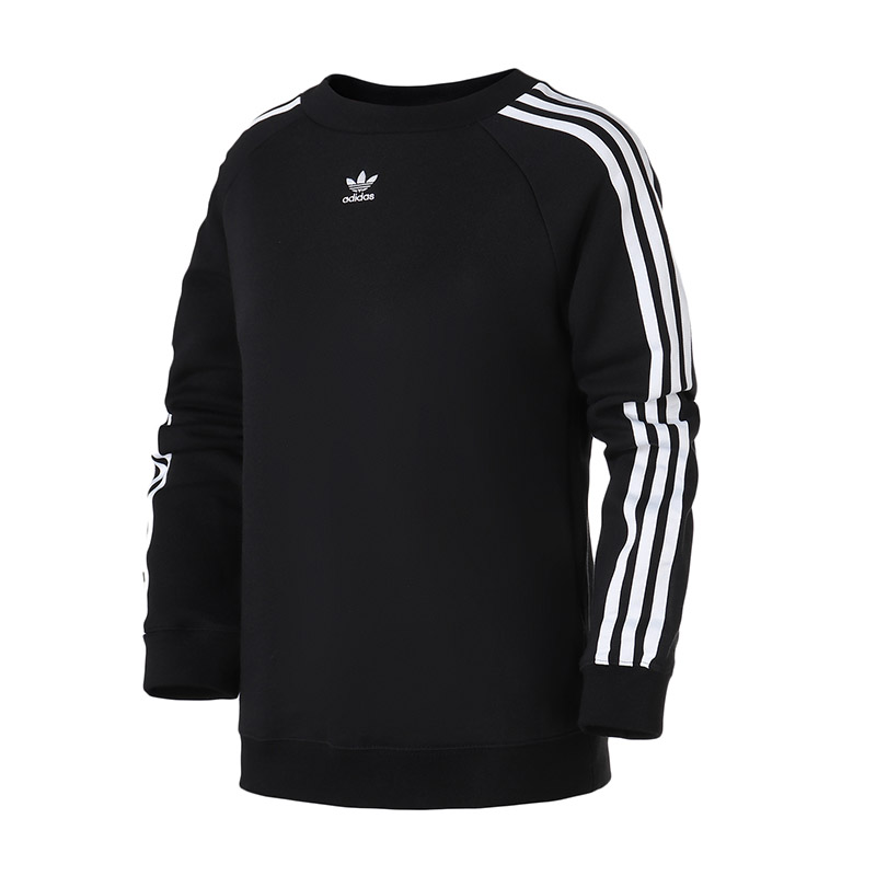 adidas阿迪达斯三叶草运动服女装长袖卫衣秋冬季运动服DH3127 32 DH3127黑