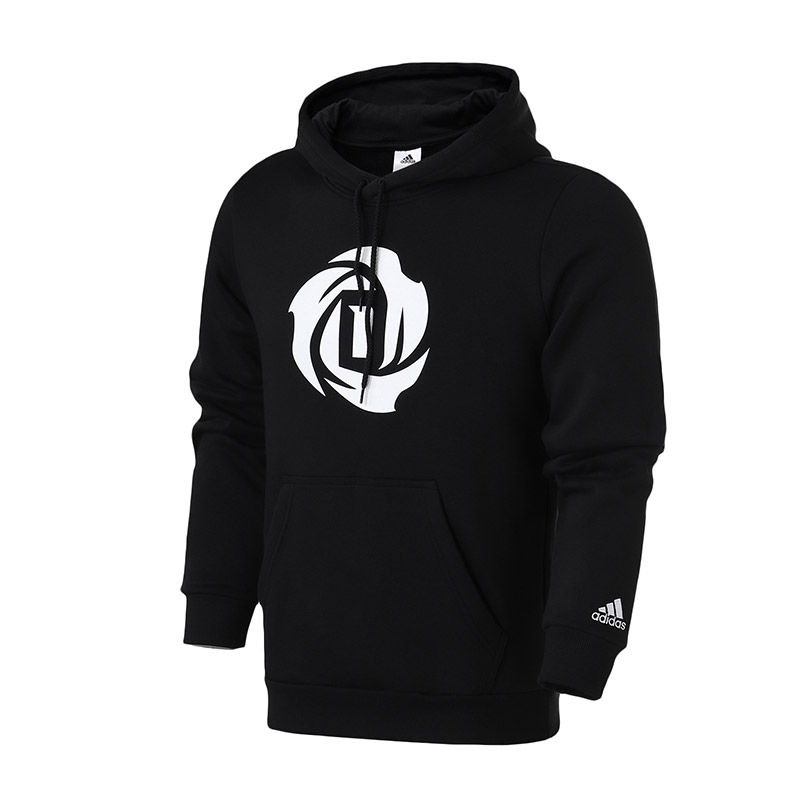 adidas阿迪达斯男子卫衣ROSE罗斯篮球休闲运动服DW6477. L DW6477黑色