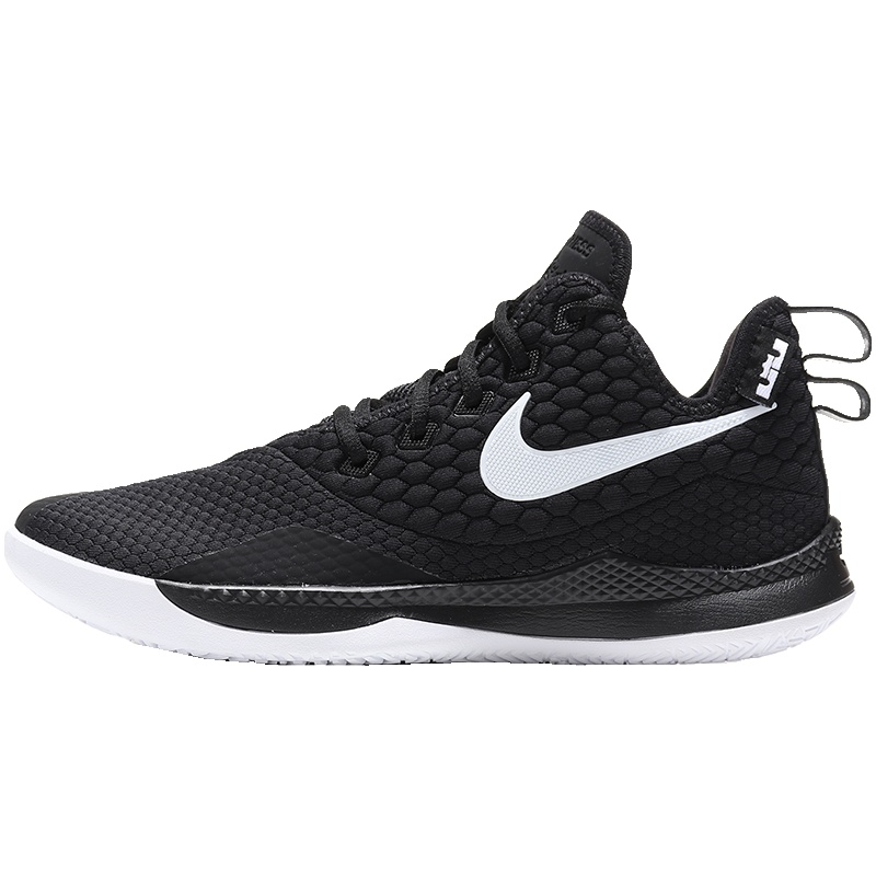 NIKE耐克男鞋篮球鞋詹姆斯系列中帮运动鞋AO4432 AO4432-001黑+白+冷灰 40.5码