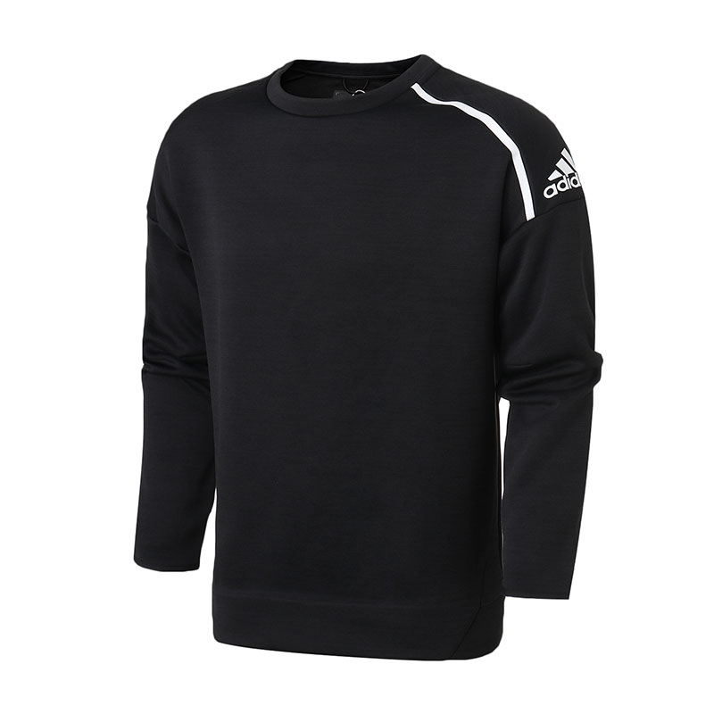 adidas男装卫衣圆领套头ZNE休闲运动服DN8408 L DN8408黑色