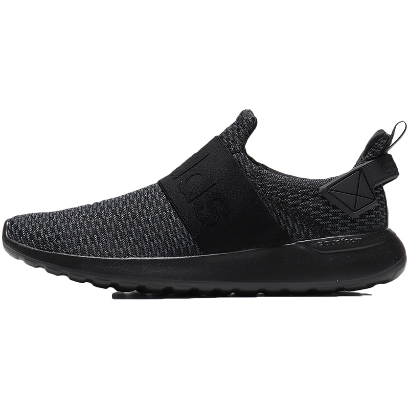 adidas NEO男鞋休闲鞋透气懒人休闲跑步鞋运动鞋B44767 B447671号黑色