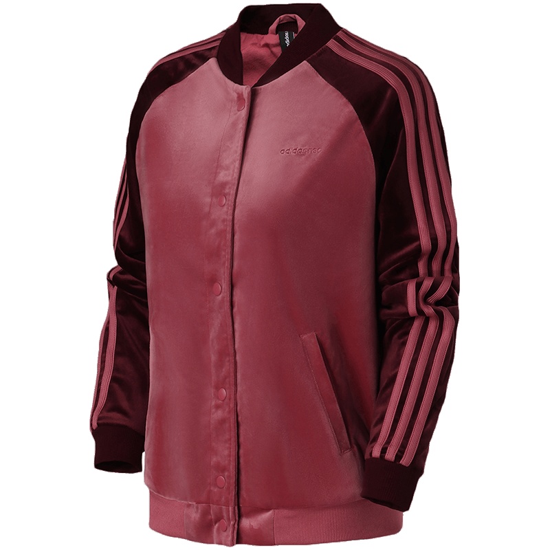 adidas阿迪达斯NEO女装外套立领运动休闲外套DM2078. L DM2078粉色