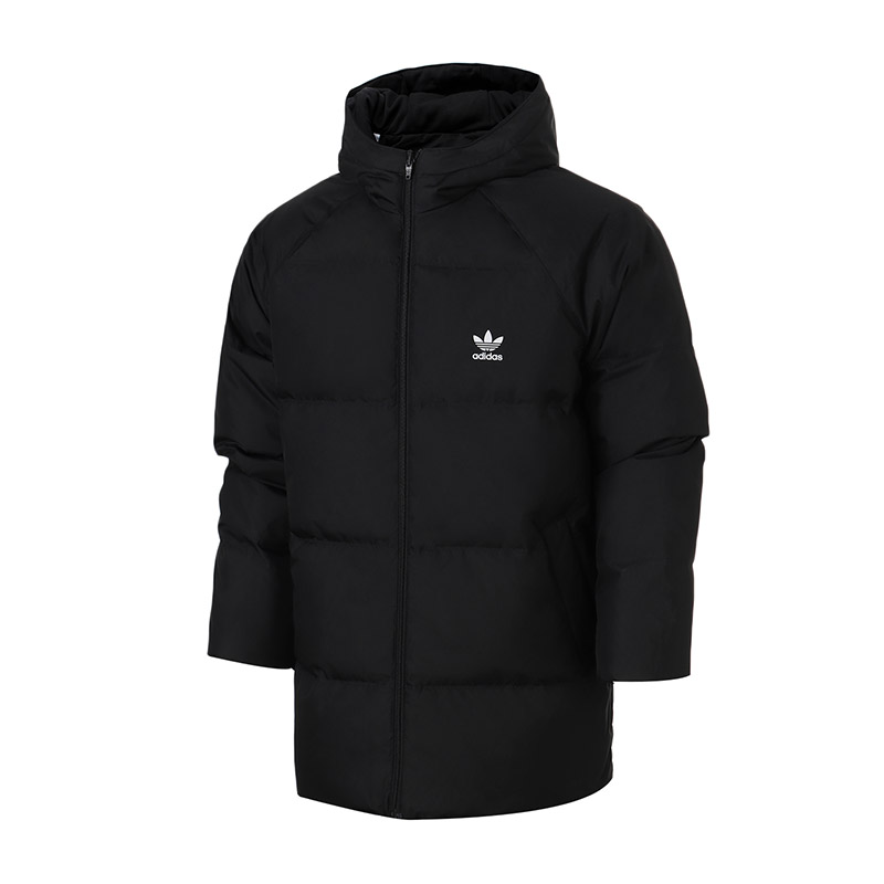 adidas阿迪达斯三叶草运动服秋冬季男装运动休闲羽绒服DH5003. L DH5003黑