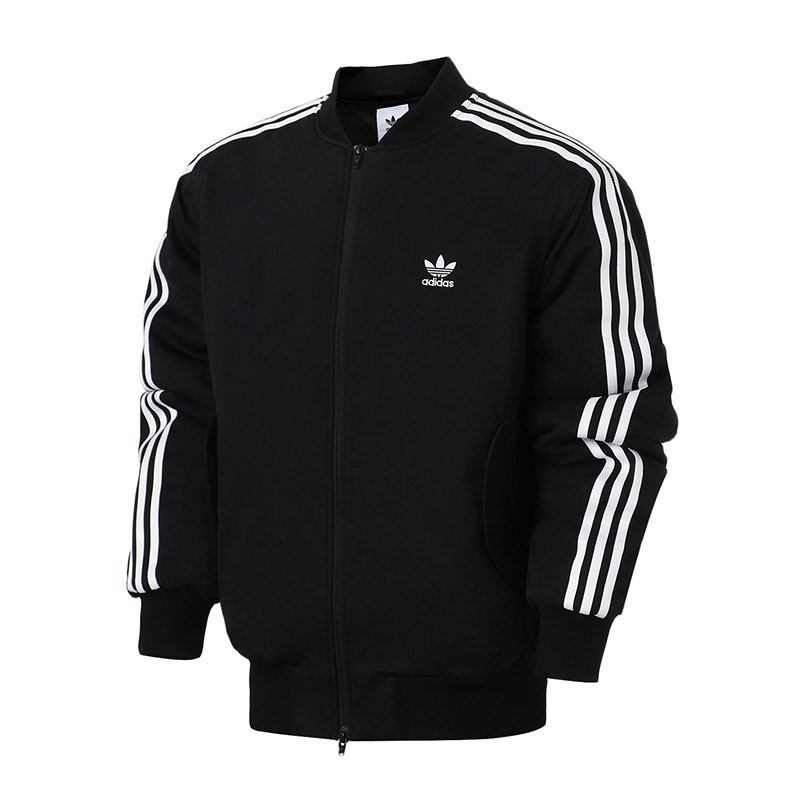adidas阿迪达斯三叶草运动服秋冬季男装休闲长袖外套DH5031. L DH5031黑