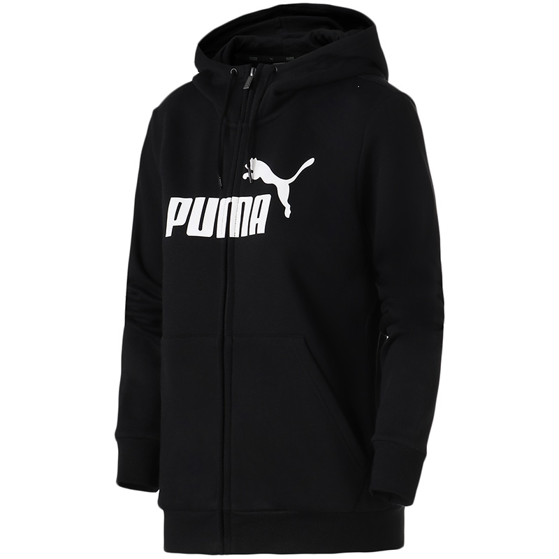 PUMA彪马女装休闲连帽外套卫衣运动服 855454 L 85545401黑色