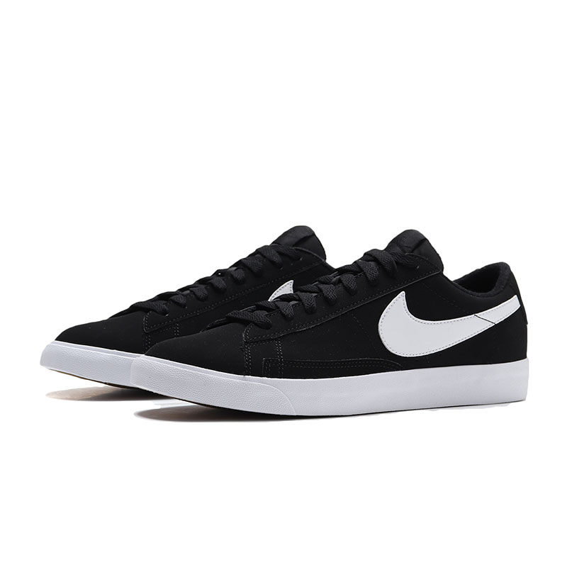 NIKE耐克男鞋板鞋BLAZER系列经典休闲运动鞋371760 371760-029黑+黑+白+橡皮浅褐
