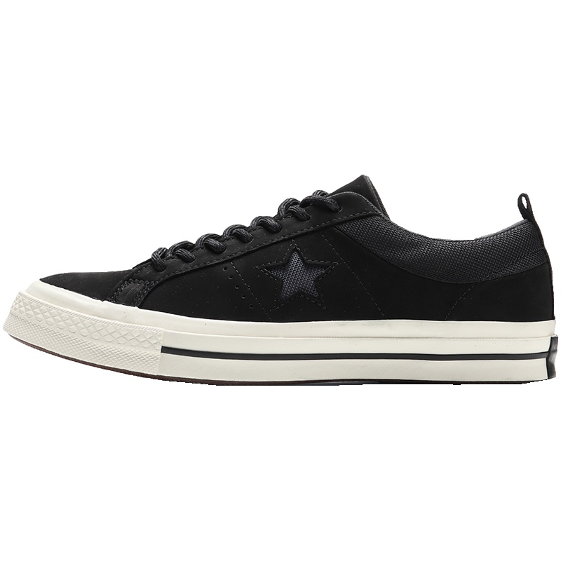 CONVERSE男鞋女鞋板鞋秋冬One Star复古运动鞋162544C 162545C黑色