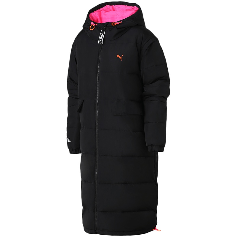 【自营】PUMA彪马女子外套女装保暖长款夹棉外套运动服577708 L 57770801黑色
