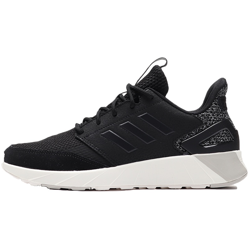 adidas阿迪达斯NEO女鞋休闲鞋跑步休闲运动鞋F97656 F976561号黑色+炭黑