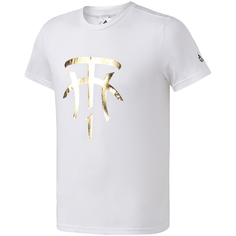 adidas男服短袖T恤篮球麦迪休闲运动服DU6714 L DU6714白色