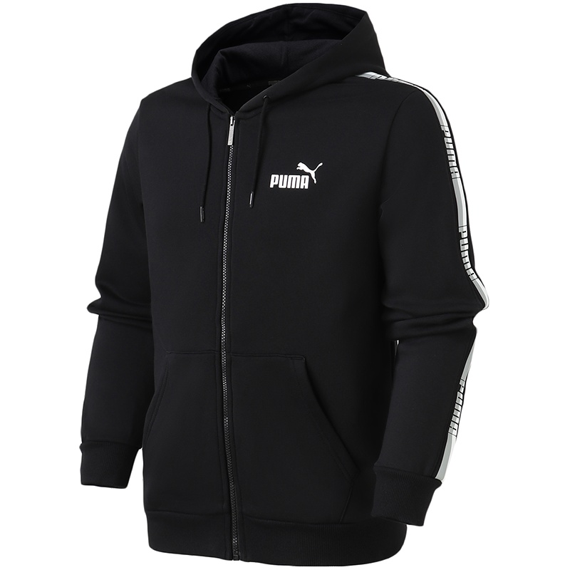 【自营】PUMA彪马男装夹克外套休闲连帽加绒保暖男运动服852417 L 85241701黑色