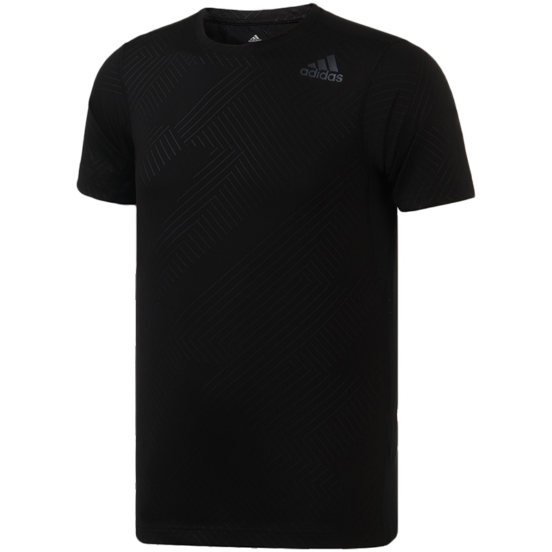 【自营】adidas阿迪达斯男子短袖T恤圆领休闲运动服CZ5447 L CZ5447黑色