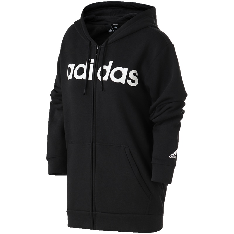 【自营】adidas男服夹克外套连帽开衫休闲运动服DM3130 L DM3130黑色