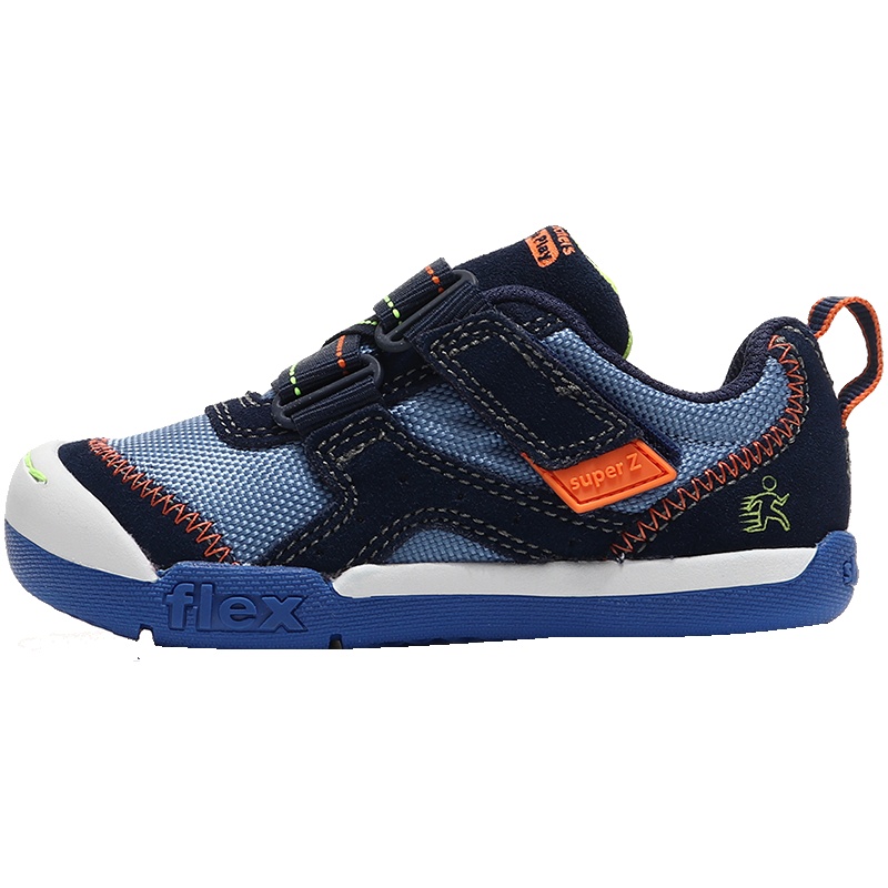 【自营】Skechers斯凯奇男小童休闲鞋耐磨低帮魔术贴运动鞋97880N 97880N/NVLB海军浅 24码/135