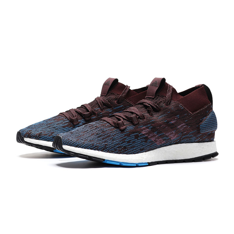 【自营】adidas男鞋跑步鞋PUREBOOST缓震休闲运动鞋CM8311 CM8311红棕+蓝色