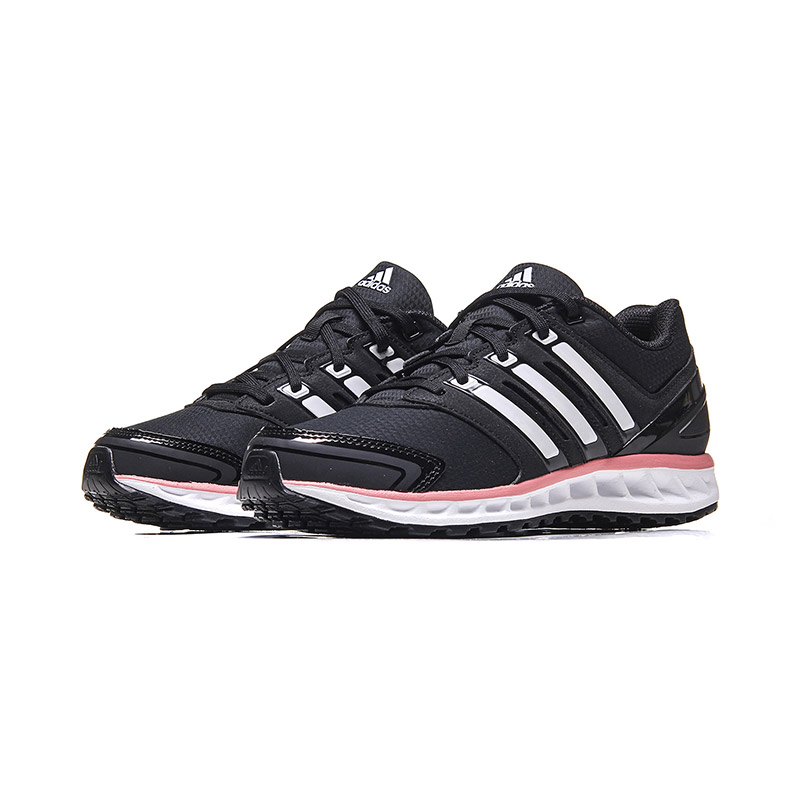 【自营】adidas阿迪达斯女子跑步鞋轻便休闲运动鞋CP9643 CP9643一号黑+亮白