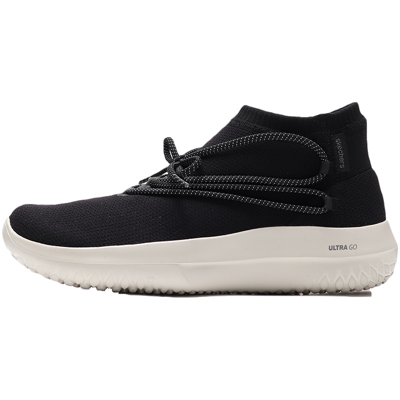 【自营】SKECHERS斯凯奇女鞋休闲鞋时尚绑带保暖运动鞋18050 18050/BLK黑色