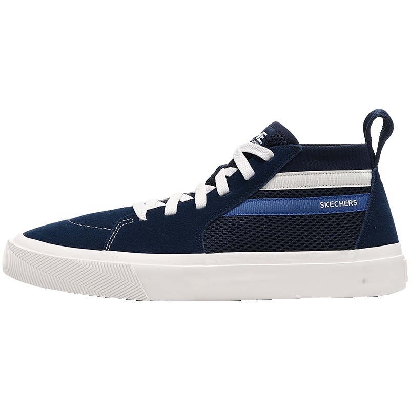 【自营】Skechers斯凯奇男鞋板鞋透气时尚休闲运动鞋18566/N VW 18566/NVW海军蓝