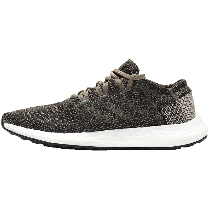 【自营】adidas男鞋跑步鞋PUREBOOST GO休闲运动鞋AH2325 AH2325基础绿/影迹货物褐