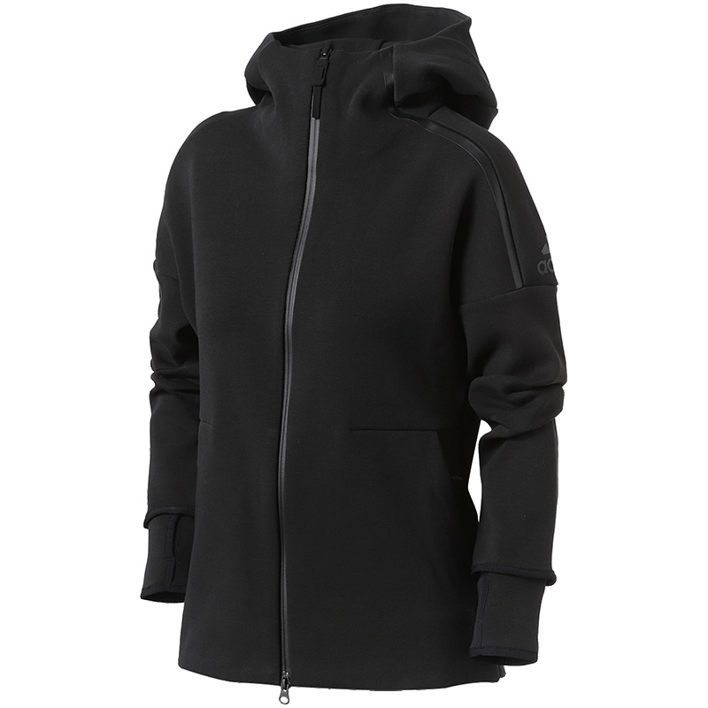【自营】adidas阿迪达斯女子夹克外套ZNE休闲运动服BR1933 L BR1933黑色