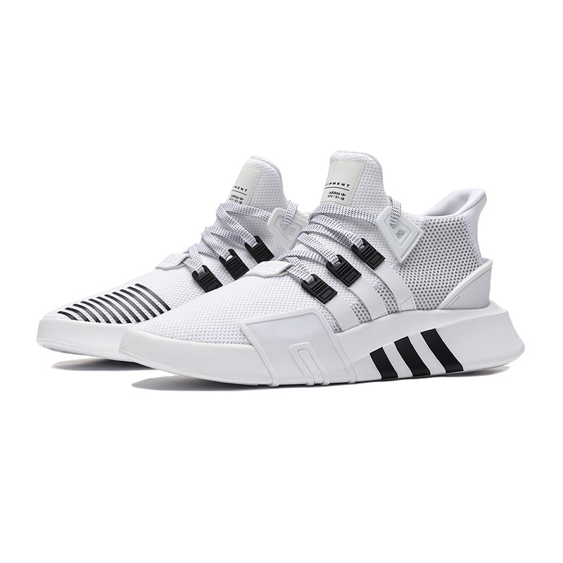 adidas阿迪达斯三叶草男运动休闲鞋BD7772 BD7772白色+黑色