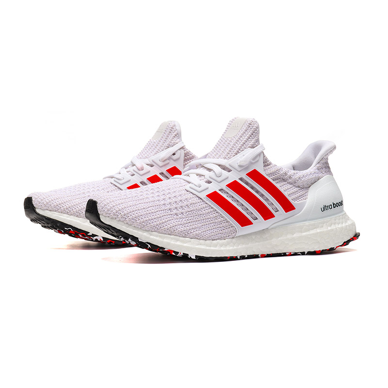adidas男鞋跑步鞋ULTRABOOST休闲运动鞋DB3199 DB3199白色/红色