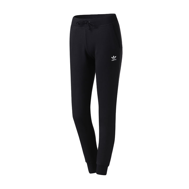 adidas阿迪达斯三叶草女裤运动裤休闲加绒运动长裤DU9607 30 DU9607黑色