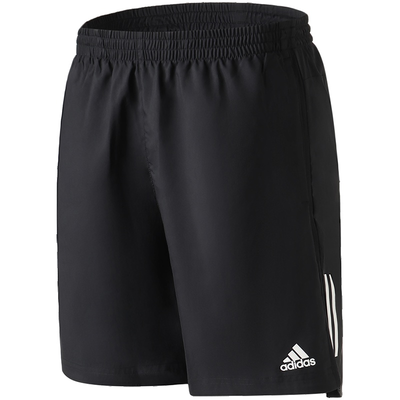 adidas男服跑步运动短裤梭织吸汗休闲运动服男士系带