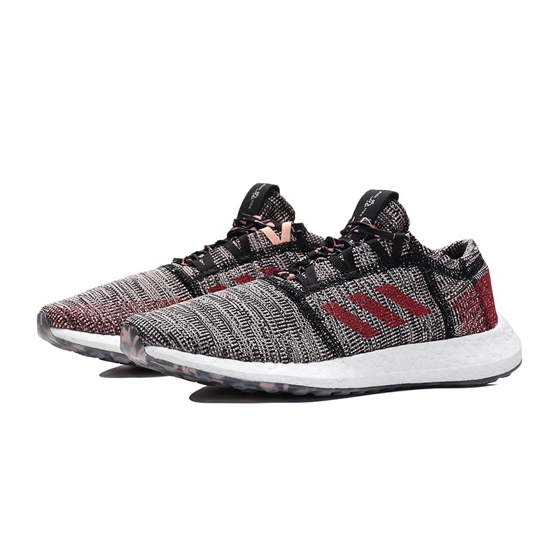 adidas男鞋跑步鞋PUREBOOST GO休闲运动鞋F36193 F36193黑色+橙色+红色