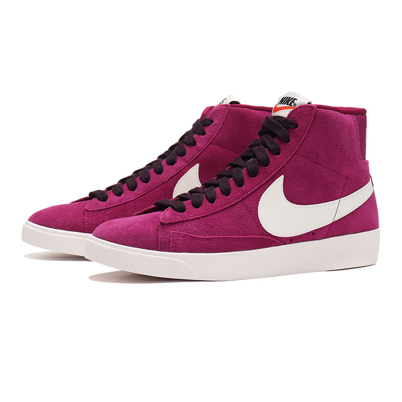 NIKE耐克女鞋板鞋2019新款BLAZER时尚高帮绒面舒适休闲运动鞋AV9376