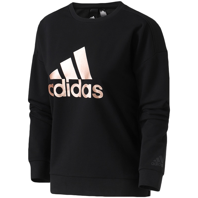 adidas女服卫衣套头衫休闲运动服EA3105 L EA3105黑色