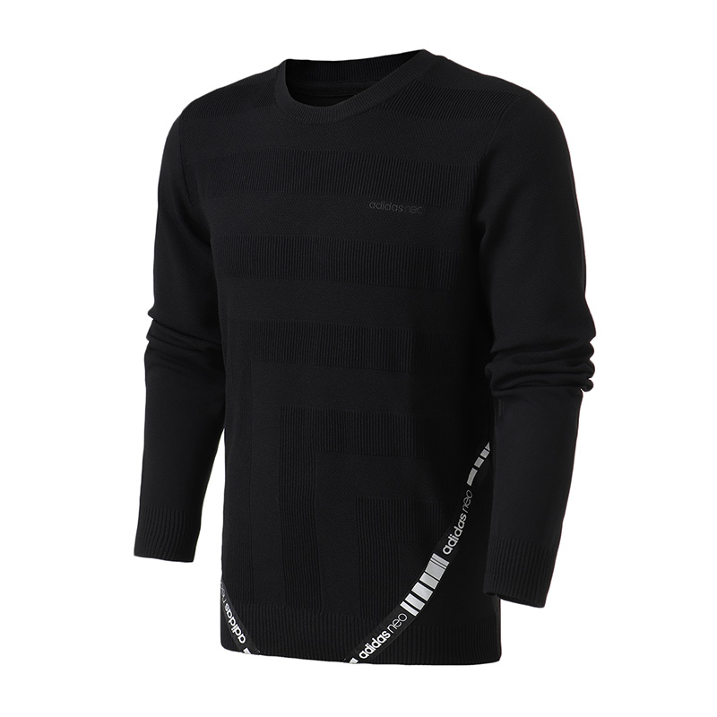 adidas阿迪达斯NEO男装运动服休闲上衣连帽卫衣DW8146 L DW8146黑色