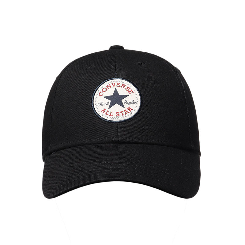 CONVERSE匡威男女帽经典LOGO遮阳防晒休闲运动帽10008476 10008476-A01墨黑色