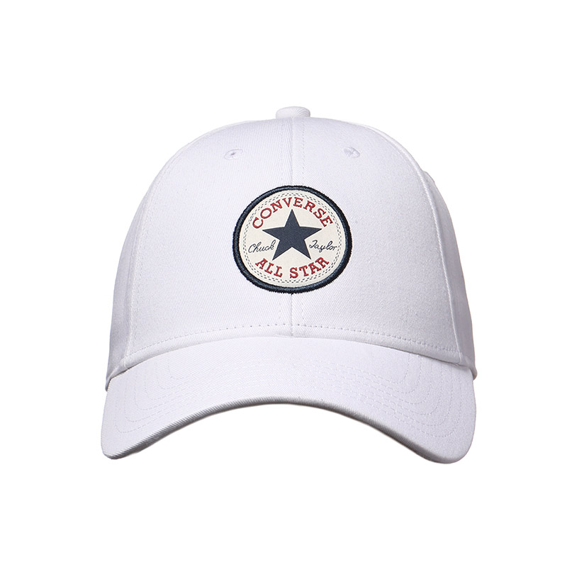 CONVERSE匡威男女帽经典LOGO遮阳防晒休闲运动帽10008476. 10008476-A02白色