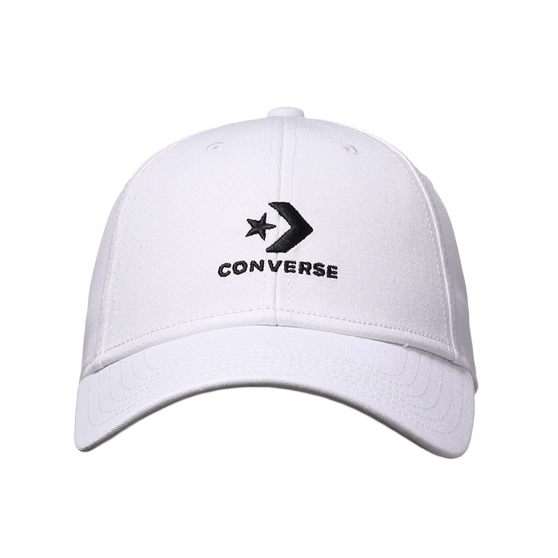 CONVERSE匡威男女帽星箭时尚遮阳防晒休闲运动帽10008479 10008479-A02白色/黑色