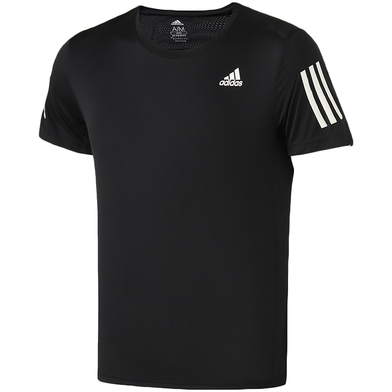 adidas男服短袖T恤跑步训练健身运动服DX1312