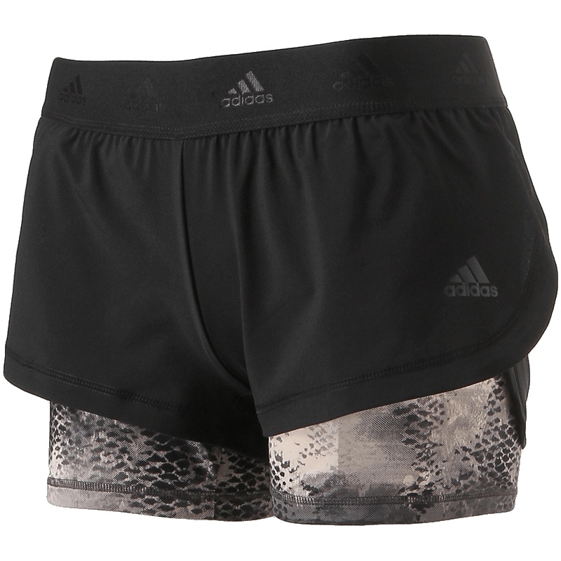 【自营】adidas阿迪达斯女子运动短裤夏季综合训练运动服BK7982 S BK7982黑色