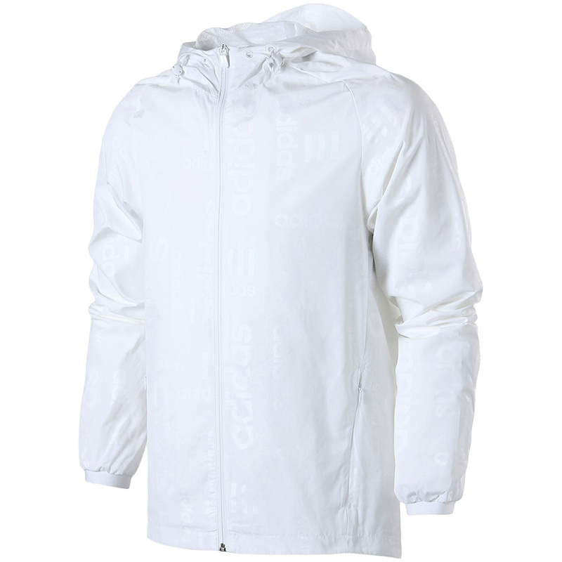 【自营】adidas阿迪达斯NEO男装外套夹克郑恺同款休闲运动服CV9281 L CV9281白色