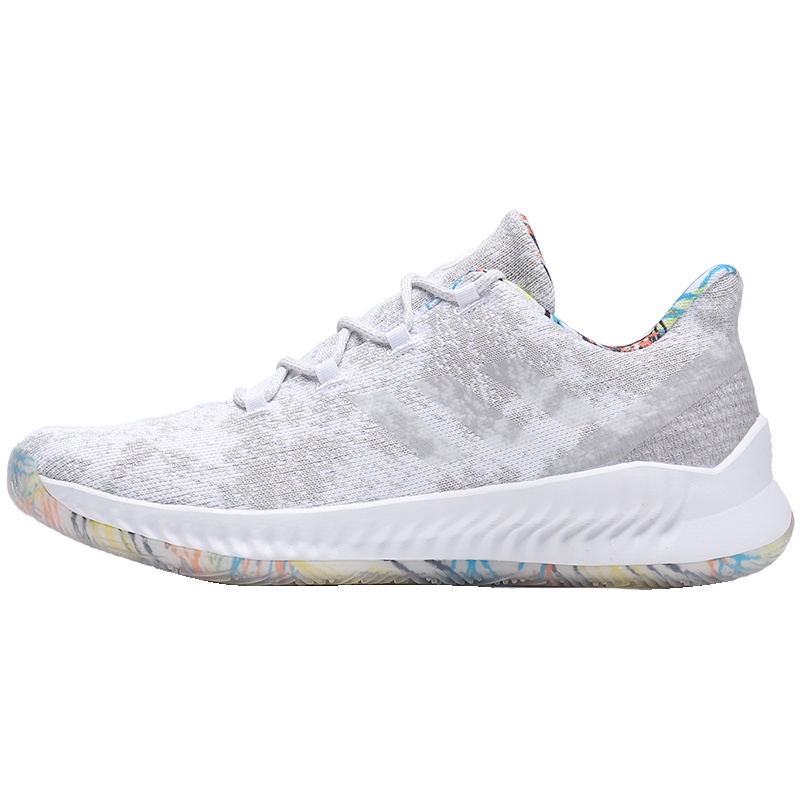 adidas男鞋篮球鞋HARDEN哈登训练比赛运动鞋F97248 F97248白色+一度灰